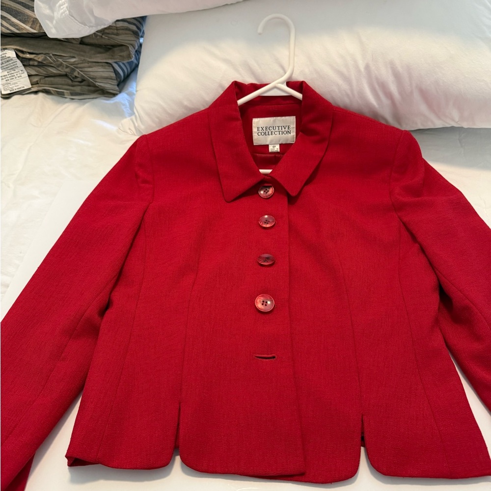 Vintage Executive Collection Women's Red Suit